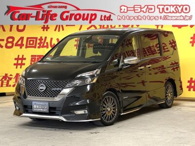SERENA　セレナ　オーテックスポーツスペック　S-HYBRID　【車検２年付】　🌈最上級グレード🌈豪華AUTECH専用装備多数のハイブリッドミニバン🌈AUTECH専用ブルーステッチ入革巻きステアリング＆ブルーステッチ入クリスタルスエードシート💺運転支援機能・プロパイロット＆エマージェンシーブレーキ＆パーキングアシスト搭載🚗車線逸脱警報（ＬＤＷ）＆車線逸脱防止支援システム（ＬＤＰ）＆ふらつき警報等安全機能搭載💎純正９インチメモリーナビ🗾ＤＶＤ📀Ｂｌｕｅｔｏｏｔｈ🎶📱フルセグＴＶ内蔵型📺フリップダウンモニター搭載でリアエンタメも充実👀足をかざして楽々開閉🚪ハンズフリースライドドアで乗降り楽々😍✨デュアルバックドアタイプで荷物の出し入れも使い分けも自由自在💎安心のアラウンドビューモニター＆ドライブレコーダー付📹🌛TOKYO店専用HPにて更新中❗ carlifegroup.tokyo.jpで検索🕵️‍♂️🌛《1年保証》