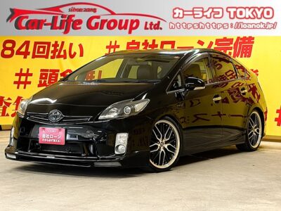 PRIUS　プリウス　S　【カスタム】👑社外ﾌﾛﾝﾄ・ﾘｯﾌﾟハーフエアロ＆社外ダウンサス＆社外１９インチAW装備のカスタム車両👑純正HDDナビ🗾地デジTV📺CD💿DVD📀走行中視聴可能😆👌Bluetoothオーディオ接続可能📱🎵ＪＣ０８モード３０．４ｋｍ／Ｌ🍃のカタログ燃費は魅力的です⛽2列目シートは後方へのリクライニングも可能😁畳めば広い荷室となるのでたくさんの荷物を積む事ができます📦夜間時も明るいHIDヘッドライト＆LEDフォグ🔦バックカメラ付きで駐車時も安心👀タイヤ４本新品納車🛞🌛TOKYO店専用HPにて更新中❗ carlifegroup.tokyo.jpで検索🕵️‍♂️🌛《1年保証》
