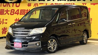 ERENA セレナ ライダー ブラックライン【総合評価優良車】✨楽ナビ メモリーナビ🗾地デジフルセグTV📺CD🎵DVD📀アルパイン10.2型後席モニター✨インテリアを変える活用で使い方自由自在マルチセンターシート🌈後席独立で温度操作可能のWエアコンなどで快適な空間😆両側パワスラで乗り降りラクラク✨ETC搭載😆🌛TOKYO店専用HPにて更新中❗ carlifegroup.tokyo.jpで検索🕵️♂️🌛