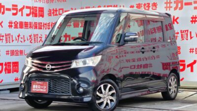 ROOX　ルークス　ハイウェイスター　　💎人気の低価格ハイトワゴン・月々１万円台～ＯＫ😲💎社外ＳＤナビ🗾ＤＶＤ📀Ｂｌｕｅｔｏｏｔｈ📱🎶📞フルセグＴＶ内臓型📺走行中映像視聴可能👀＂プッシュスタート・スマートキータイプ👆ＨＩＤヘッドライト＆フォグランプ付で夜間視野確保🔦😲両側スライドドア・左側パワースライドドア機能・開閉楽々で便利🎉🚗福岡店専用HPでも在庫確認可能‼✨ 【carlifegroup.fukuoka.jp/】で検索🕵️‍♂️