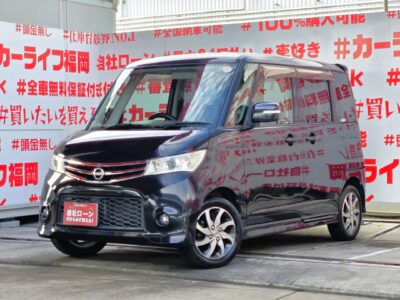 ROOX　ルークス　ハイウェイスター　　💎人気の低価格ハイトワゴン・月々１万円台～ＯＫ😲💎社外ＳＤナビ🗾ＤＶＤ📀Ｂｌｕｅｔｏｏｔｈ📱🎶📞フルセグＴＶ内臓型📺走行中映像視聴可能👀＂プッシュスタート・スマートキータイプ👆ＨＩＤヘッドライト＆フォグランプ付で夜間視野確保🔦😲両側スライドドア・左側パワースライドドア機能・開閉楽々で便利🎉🚗福岡店専用HPでも在庫確認可能‼✨ 【carlifegroup.fukuoka.jp/】で検索🕵️‍♂️