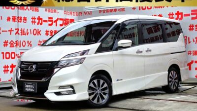 SERENA セレナ ハイウェイスター プロパイロットエディション S-HYBRID【総合評価優良車】【特別仕様車】フロントハーフエアロ装着済✨運転支援機能・プロパイロット&エマージェンシーブレーキ搭載🚗車線逸脱警報(LDW)&車線逸脱防止支援システム(LDP)&ふらつき警報等安全機能搭載💎純正9インチSDナビ🗾DVD📀Bluetooth🎶📱フルセグTV内蔵型📺走行中映像視聴可能😊🍃カタログ燃費JC08モード17.2km/L🍃足をかざして楽々開閉😲ハンズフリー両側パワースライドドア搭載車😲デュアルバックドアタイプで荷物の出し入れも使い分け🧳月々3万円台~OK🎶納車時新品タイヤ装着🚗福岡店専用HPでも在庫確認可能‼✨【carlifegroup.fukuoka.jp/】で検索🕵️♂️