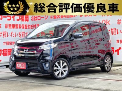 DAYZ　デイズ　ハイウェイスターG【総合評価優良車】【車検２年付】　✨月々１６，５００円～ＯＫ🔥純正ＳＤナビ🗾ＣＤ📀ハンズフリー📞フルセグＴＶ内蔵型📺👀アラウンドビューモニター付で駐車も楽々😊驚異の燃費・２１．４ｋｍ／Ｌ🍃小回りも抜群🛞オシャレなパネル式オートエアコン装備🌀🌈🚗福岡店専用HPでも在庫確認可能‼✨ 【carlifegroup.fukuoka.jp/】で検索🕵️‍♂️