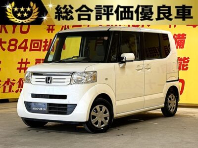 N-BOX　G・L パッケージ　【総合評価優良車】✨カロッツエリアメモリーナビ・フルセグTV、DVD走行中視聴可能で便利なステアリングスイッチ🚗床面が低く、両側スライドドア左側パワースライドドアなので老若男女問わず乗り降り楽々😆　スマートキー＆プッシュスタートで楽々発進😁社外LEDヘッドライト装備🌜TOKYO店専用HPにて随時更新中❗ carlifegroup.tokyo.jpで検索🕵️‍♂️🌛《1年保証付》