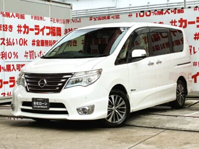 SERENA　セレナ　ハイウェイスター Ｖセレクション＋ＳａｆｅｔｙⅡ Ｓ－ＨＹＢＲＩＤ【特別仕様車】💎後期型　✨人気グレード入荷‼️純正ＳＤナビ🗾地デジフルセグTV・走行中映像視聴可能👀📺CD・DVD再生💿Bluetoothオーディオ接続🎶📞純正フリップダウンモニター搭載🖥️安心・安全機能エマージェンシーブレーキ＆ＬＤＷ（車線逸脱防止機能）搭載🚥明るいＬＥＤヘッドライト採用💡カタログ燃費・ＪＣ０８モード15.4ｋｍ／Ｌ🍃両側パワースライドドアで後席の乗り降りも楽ちん👍月々２万円台～ＯＫ🚗🌈福岡店専用HPでも在庫確認可能‼✨ 【carlifegroup.fukuoka.jp/】で検索🕵️‍♂️