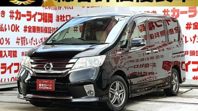 SERENA　セレナ　ハイウェイスター【総合評価優良車】💎月々１９，０００円～ＯＫ💎✨低価格ミニバン✨ 💎カロッツェリアナビ🗾ＤＶＤ💿Ｂｌｕｅｔｏｏｔｈ🎶📱📞フルセグＴＶ内蔵型📺走行中映像視聴可能👀 両側スライドドア🚪 リアサイドシェード付・ＵＶ・プライバシーも安心👀🌀高速も楽々走行・クルーズコントロール搭載🌈アルパインフリップダウンモニター付きでリアエンタメも充実🌈🚗福岡店専用HPでも在庫確認可能‼【carlifegroup.fukuoka.jp/】で検索🕵️‍♂️