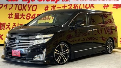 ELGRAND エルグランド 250ハイウェイスター【カスタム】【車検2年付】💎社外19インチAW&TEIN車高調でローダウンが渋くカッコイイ😍純正マルチHDDナビ&純正後席モニター🗾地デジフルセグTV📺DVD📀Bluetoothでスマホから音楽再生可能🎶📱助手席オットマン付き2列目キャプテンシートで快適装備💺👌ワンタッチで開閉可能な両側パワースライドドアなので乗り降りがラクラク👪全周囲カメラのアラウンドビューモニター搭載で安心です🎥✨夜間でも明るいHIDヘッドライト&フォグランプ🔦🌛TOKYO店専用HPにて更新中❗ carlifegroup.tokyo.jpで検索🕵️♂️🌛