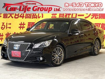 CROWN　クラウン　アスリートG　【車検２年付】　　👑迫力のグリル一体型バンパー・２１０型＂社外ガングリップハンドル＆本革シートで高級感のあるインテリア👑純正ＨＤＤナビ🗾ＣＤ📀ＤＶＤ💿Ｂｌｕｅｔｏｏｔｈ🎶📱フルセグＴＶ内蔵型📺走行中映像視聴可能👀トヨタマルチオペレーションタッチ👆エアコンシステム🌀前席パワーシート＆シートヒーター＆ベンチレーション装備で夏も冬も快適に過ごせます🤩安心安全の前後ドライブレコーダー装備🎥高速使用時も快適クルーズコントロール&ビルドインETC装備付き🛣️夜間でも明るいHIDヘッドライト＆フォグ🔦🌛TOKYO店専用HPにて更新中❗ carlifegroup.tokyo.jpで検索🕵️‍♂️🌛《1年保証》