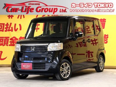 N-BOX　G・L パッケージ　【車検2年付】　✨純正ギャザーズナビ（CD・DVD・SD・Bluetooth・ワンセグTV）＆バックカメラ付🎶　🚗床面が低く、両側スライドドア＆左側電動スライドドアなので老若男女問わず乗り降り楽々😆　😍スマートキー＆プッシュスタートで楽々発進😁　純正14インチアルミホイール🌜TOKYO店専用HPにて随時更新中❗ carlifegroup.tokyo.jpで検索🕵️‍♂️🌛