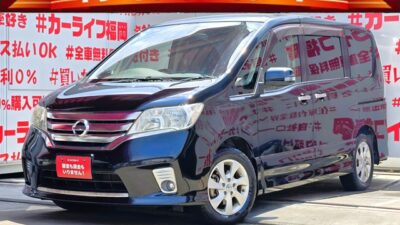 SERENA セレナ ハイウェイスター Vセレクション 【特別仕様車】【車検2年付】 "低価格ミニバン・大人気・福岡店在庫再入庫📣"両側パワースライドドア装備・楽々ワンタッチボタン開閉式🚪"純正HDDナビ🗾DVD📀Bluetooth🎶📱📞フルセグTV内臓型📺走行中映像視聴可能👀アルパイン10.2インチフリップダウンモニター付でリアのエンタメも充実💡HIDヘッドライト&フォグランプで夜間視野確保👀シートアレンジが可能なマルチセンターシート💺高速走行はクルーズコントロール機能にお任せ・楽々運転🎉🚗福岡店専用HPでも在庫確認可能‼✨ 【carlifegroup.fukuoka.jp/】で検索🕵️♂️
