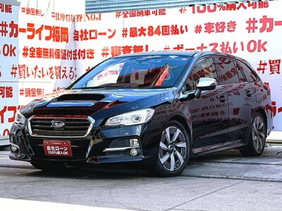 LEVORG 　レヴォーグ　１．６ＧＴアイサイト ４ＷＤ＂ターボ車＂【車検２年付】ステーションワゴンタイプのスポーツカー🚗４ＷＤ駆動の安定した走りで加速・高速走行も想像を超える走り👀😲レーダークルーズコントロール装備搭載📹・追尾機能付きで信号待ち停車までもサポート🚥　カロッツェリアナビ🗾地デジＴＶ内蔵型📺水平対向４気筒・DOHC16バルブターボで快適な走り🔥安心・安全装備のアイサイト👀🌈月々２万円台～ＯＫ🚗福岡店専用HPでも在庫確認可能‼✨ 【carlifegroup.fukuoka.jp/】で検索🕵️‍♂️