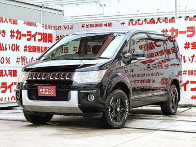 DELICA　デリカ D5　Gパワーパッケージ【４ＷＤ】＂４ＷＤミニバンの王道・Ｄ５が月々２４，１００円～😲💡🎉カロッツェリアナビ🗾ＤＶＤ💿Ｂｌｕｅｔｏｏｔｈ🎶📱📞フルセグＴＶ内蔵型📺走行中映像視聴可能👀カロッツェリアセンタースピーカー📢サブウーファー付で音響機能も抜群🎶📺悪路走行は４ＷＤモードにお任せ🚙楽々運転のクルーズコントロール機能付💎運転席パワーシート💺前席シートヒーター・両側パワースライドドア装備😲納車時新品ホワイトレタータイヤ装着🌈🚗福岡店専用HPでも在庫確認可能‼✨ 【carlifegroup.fukuoka.jp/】で検索🕵️‍♂️