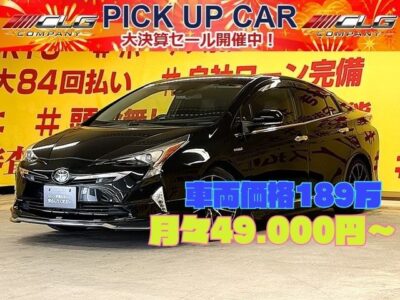 PRIUS　プリウス　Sセーフティプラス　【総合評価優良車】【特別仕様車】【カスタム】【車検2年付】MODELLISTAフルエアロ❗TEIN車高調❗ウェッズ17インチAWでドレスアップ🚗安心のセーフティセンス装備✨カタログ燃費は驚異の37.2km/L⛽🍃 スマートキー&プッシュスタート付きエンジン楽々スタート！✨　HVバッテリーも1年保証付き👍クリアランスソナーで狭い道でも安心😆お洒落なシートカバーで高級感もUPしてますよ🌜TOKYO店専用HPにて更新中❗ carlifegroup.tokyo.jpで検索🕵️‍♂️1年保証付🌛