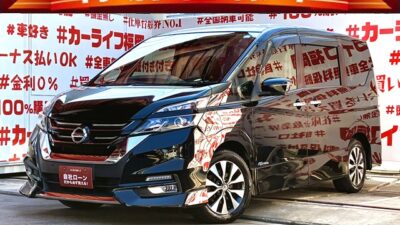 SERENA セレナ ハイウェイスター VセレクションⅡ【特別仕様車】💎シンプルスマートの【S-HYBRID】プロパイロット機能付💎🍃カタログ燃費JC08モード17.2km/L🍃足をかざして楽々開閉😲ハンズフリー両側パワースライドドアー搭載車😲純正9インチナビ🗾CD・DVD・ブルーレイ再生💿Bluetoothオーディオ接続🎶📱フルセグTV内蔵型📺😊サイドシェード😎付きでプライバシー・UVカットもOK✨運転支援機能プロパイロット・エマージェンシーブレーキ搭載🚗アラウンドビューモニター・パーキングアシストで楽々駐車📹🌈安心のドライブレコーダー付📹🌈この充実装備で月々3万円台~OK🌈🚗福岡店専用HPでも在庫確認可能‼✨【carlifegroup.fukuoka.jp/】で検索🕵️♂️