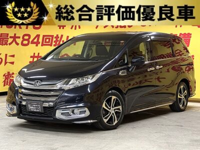 ODYSSEY　オデッセイ　アブソルート　【総合評価優良車】【車検２年付】💎メーカーオプションの純正インターナビ搭載💎フルセグTV📺DVD📀Bluetooth📱🎶高級感のあるハーフレザーシート👑３列目シートを床下に収納できるので荷物がたくさん載せられます🚗✨レジャーやウィンタースポーツにも最適⛺✨両側パワースライドドアでお子様なども乗り降り楽々👨‍👩‍👧‍👦✨クルーズコントロール＆ETC装備で遠くにお出かけの際も快適ドライブ🚗🌛TOKYO店専用HPにて更新中❗ carlifegroup.tokyo.jpで検索🕵️‍♂️🌛《1年保証》