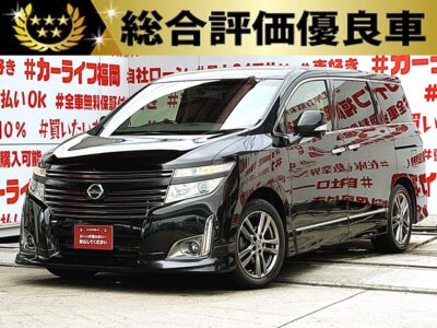 ELGRAND　エルグランド　250ハイウェイスター　アーバンクロム【総合評価優良車】【特別仕様車】💎フロントハーフエアロ・ＬＥＤデイライト装着車💎純正メーカーナビ🗾ＤＶＤ📀Ｂｌｕｅｔｏｏｔｈ🎶📞フルセグＴＶ内蔵型📺７人乗りキャプテンシートタイプ・オットマン付シート📣アラウンドビューモニター搭載・楽々駐車🚗リアサイドシェード付きでプライバシー＆ＵＶ対策ＯＫ🌞両側パワースライドドアで大型ドアも楽々開閉🚪純正エンジンスターター装備・離れたところからもエンジンＯＮ・ＯＦＦ可能🌈🚗福岡店専用HPでも在庫確認可能‼✨ 【carlifegroup.fukuoka.jp/】で検索🕵️‍♂️