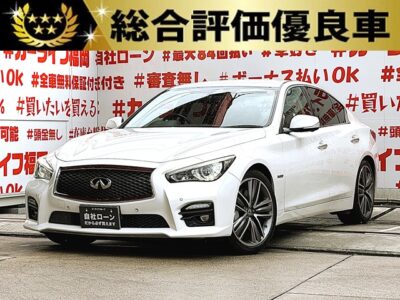 SKYLINE　スカイライン　350GT ハイブリッド　タイプSP 【総合評価優良車】＂ハイパワー最高出力３０６ps🔥エンジン＋モーター💪専用スポーツフロントバンパー採用の最上級グレード＂💎高級感と機能性を兼ね備えたセンターコンソールツインディスプレイタイプ📺純正ＳＤタイプマルチナビ🗾ＤＶＤ💿Ｂｌｕｅｔｏｏｔｈ🎶📱📞フルセグＴＶ内臓型📺明るいＬＥＤヘッド＆ＬＥＤフォグランプ💡デイライト機能・ＯＮ・ＯＦＦ可能🔘運転支援システム多数の１台・エマージェンシーブレーキ装備✨高級本革シート装備💺パワーシート＆シートヒーター装備💺アラウンドビューモニター・全周囲カメラが周囲をすべて管理・監視📹クリアランスソナーとの組み合わせで楽々駐車が可能🚗🚗福岡店専用HPでも在庫確認可能‼✨【carlifegroup.fukuoka.jp/】で検索🕵️‍♂️