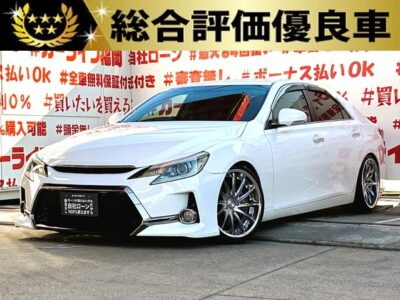 MARK X 　マークX 　250G リラックスセレクション【総合評価優良車】【カスタム】【車検2年付】💎＂ローフォルムミドルスポーツセダン・Ｇ’ｓ仕様＂💎Ｇ’ｓ仕様フロントエアロバンパー＆リアハーフスポイラー＆MAVERICK１９インチAW装着💎柿本改4本出しマフラー💡TEIN車高調ローダウン✨＂純正HDDナビ🗾CD・DVD再生📀ミュージックサーバー🎵Bluetoothオーディオ接続🎶📱📞フルセグＴＶ内臓型📺💡🌈車検２年付🚗福岡店専用HPでも在庫確認可能‼✨ 【carlifegroup.fukuoka.jp/】で検索🕵️‍♂️