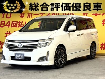 ELGRAND　エルグランド　250ハイウェイスター アーバンクロム【総合評価優良車】【特別仕様車】月々2万円台～OK✨純正マルチHDDナビ＆純正後席モニター🗾ＣＤ・ＤＶＤ💿Bluetooth🎶フルセグＴＶ内蔵型📺高級感のあるハーフレザーシート✨後席独立のWエアコン🌀強い日差しもカットできるサンシェードなど過ごしやすい空間🍀😊両側電動スライドドアー🚪女性でも楽々開閉🚪ＨＩＤヘッドライト＆フォグランプで夜間の明るさも確保🌛TOKYO店専用HPにて更新中❗ carlifegroup.tokyo.jpで検索🕵️‍♂️🌛
